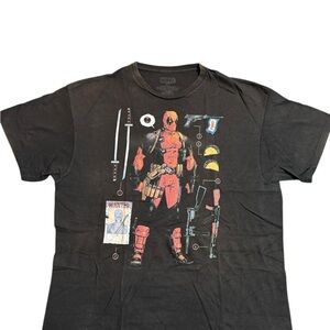Marvel Deadpool Graphic Black Tee